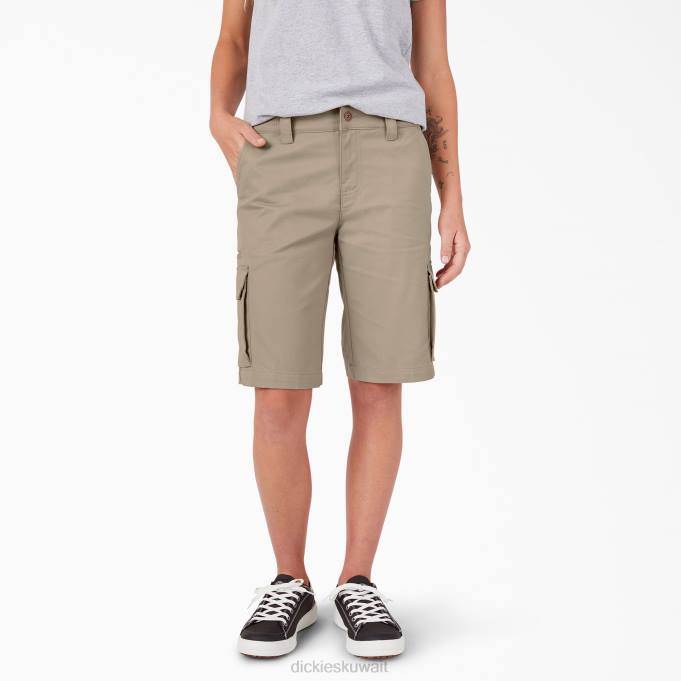 Dickies نحيف شورت رياضي مريح مقاس 11 بوصة رمال الصحراء (س) ثياب 84442226