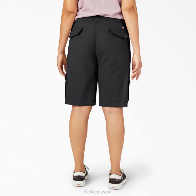 Dickies نحيف بالإضافة إلى شورت رياضي مريح مقاس 11 بوصة أسود (بك) ثياب 84442229