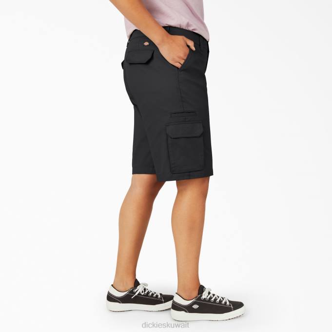 Dickies نحيف بالإضافة إلى شورت رياضي مريح مقاس 11 بوصة أسود (بك) ثياب 84442229