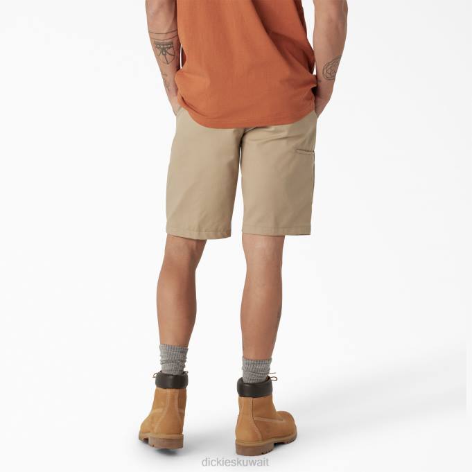 Dickies رجال شورت خصر تبريد نشط 11 بوصة رمال الصحراء (س) ملابس العمل 8444395