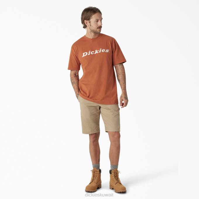 Dickies رجال شورت خصر تبريد نشط 11 بوصة رمال الصحراء (س) ملابس العمل 8444395