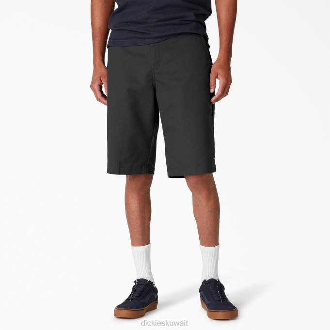 Dickies رجال شورت تزلج بقصة ضيقة 11 بوصة أسود (bk) ثياب 8444381