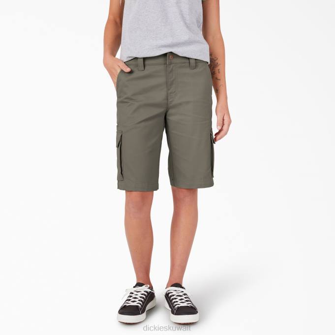 Dickies نحيف شورت رياضي مريح مقاس 11 بوصة ورق العنب (ge) ثياب 84442228