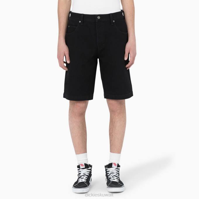 Dickies رجال شورت وينجفيل للتزلج على الألواح مقاس 11 بوصة الدنيم الأسود (l9d) ثياب 8444456