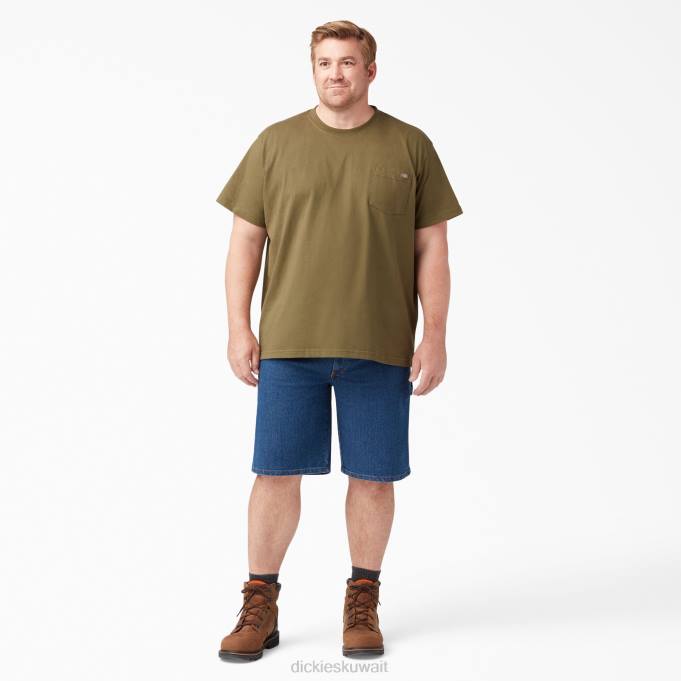 Dickies رجال شورت نجار نشط بخصر 11 بوصة أزرق نيلي مغسول بالحجر (snb) ثياب 8444397