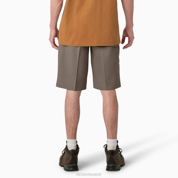 Dickies رجال التبريد النشط شورت الخصر المسطح الأمامي 13 