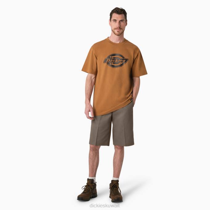 Dickies رجال التبريد النشط شورت الخصر المسطح الأمامي 13 