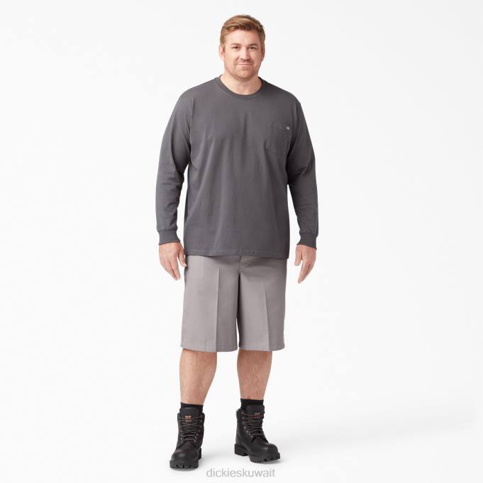 Dickies رجال شورت عمل أمامي مسطح بقصة فضفاضة 13 