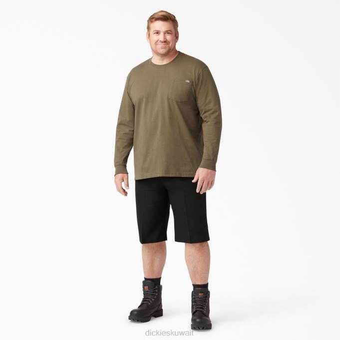 Dickies رجال التبريد النشط شورت الخصر المسطح الأمامي 13 