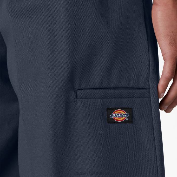 Dickies رجال شورت عمل بجيوب فضفاض متعدد الاستخدامات مقاس 15 بوصة البحرية الداكنة (دن) ملابس العمل 8444358