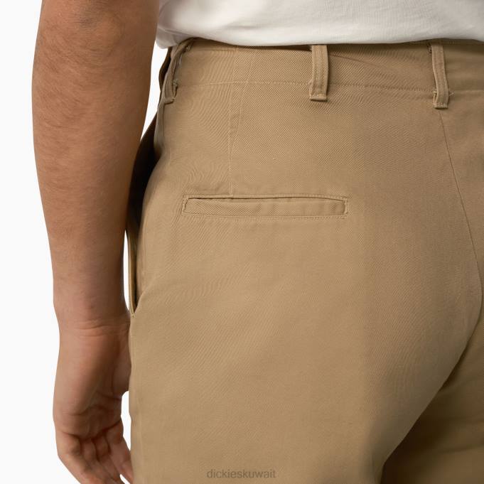 Dickies رجال 1922 بنطلون عسكري مغسولة كرامرتون صن تان (راس) ثياب 844471