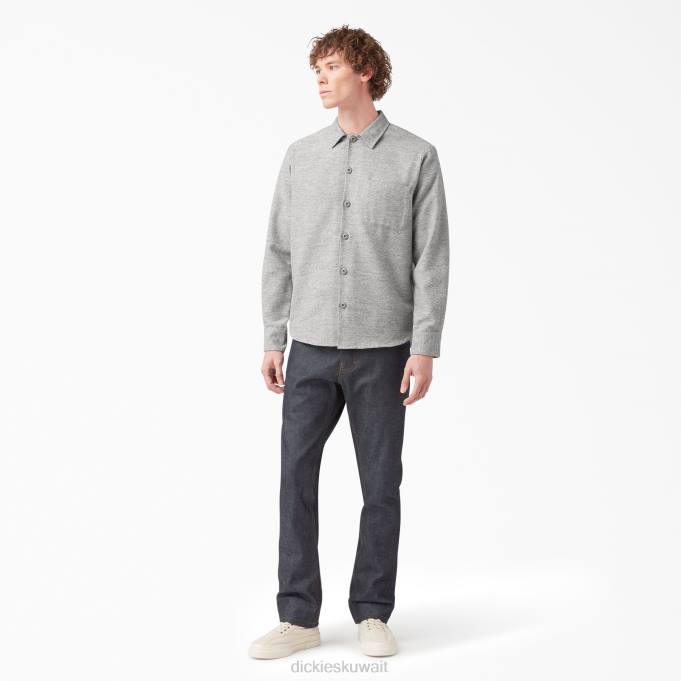 Dickies رجال 1922 قميص طويل الأكمام شطف الفضة (RSV) ثياب 8444935