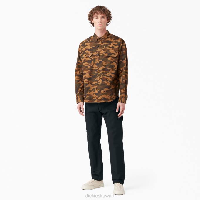 Dickies رجال 1922 سروال الركبة مزدوج مغسول بالأسود (rbk) ثياب 8444221