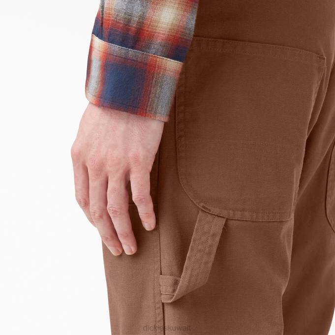 Dickies رجال 1922 سروال الركبة مزدوج خشب بني مغسول (rtb) ثياب 8444223