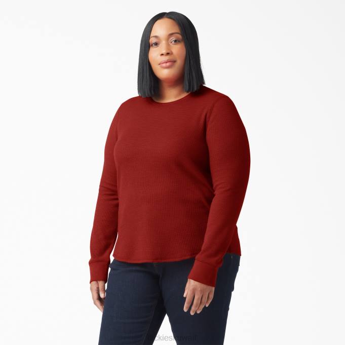 Dickies نحيف بالإضافة إلى قميص حراري طويل الأكمام هيذر الحمم المنصهرة (م 2) ثياب 84442072