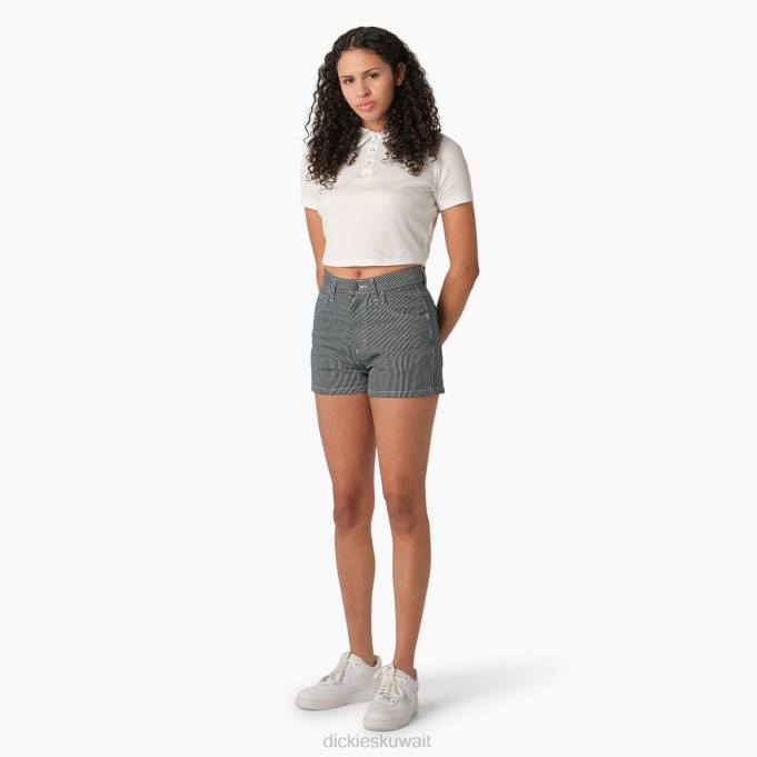 Dickies نحيف شورت نجار بخصر عالي 3 