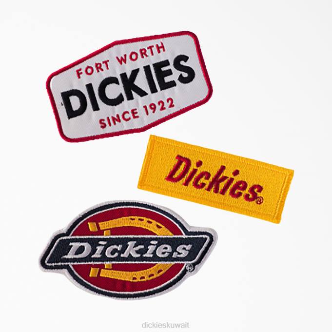 Dickies للجنسين 3 لصقات بشعار الماركة ألوان متنوعة (qa) مُكَمِّلات 84442755