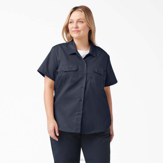 Dickies نحيف بالإضافة إلى 574 قميص عمل أصلي البحرية الداكنة (ASN) ملابس العمل 84441536
