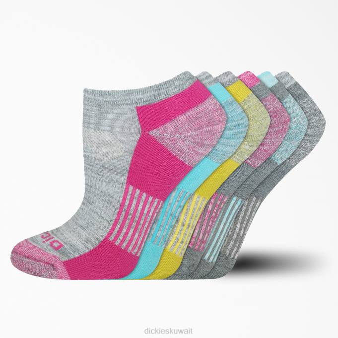 Dickies نحيف 6 عبوات من الجوارب الخالية من الرطوبة للتحكم في الرطوبة رمادي فحمي (ch) مُكَمِّلات 84442982