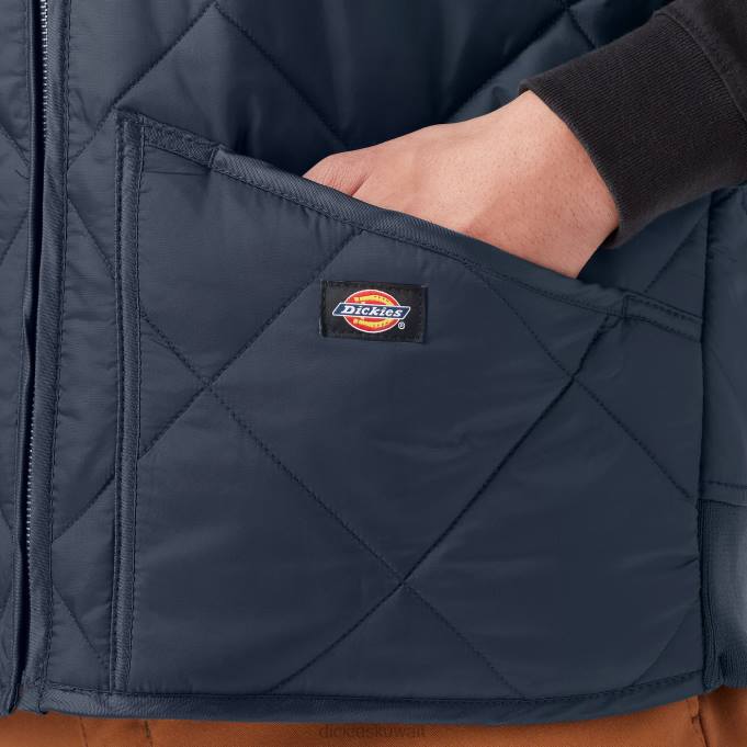 Dickies رجال سترة الماس مبطن البحرية الداكنة (دن) ثياب 84441023