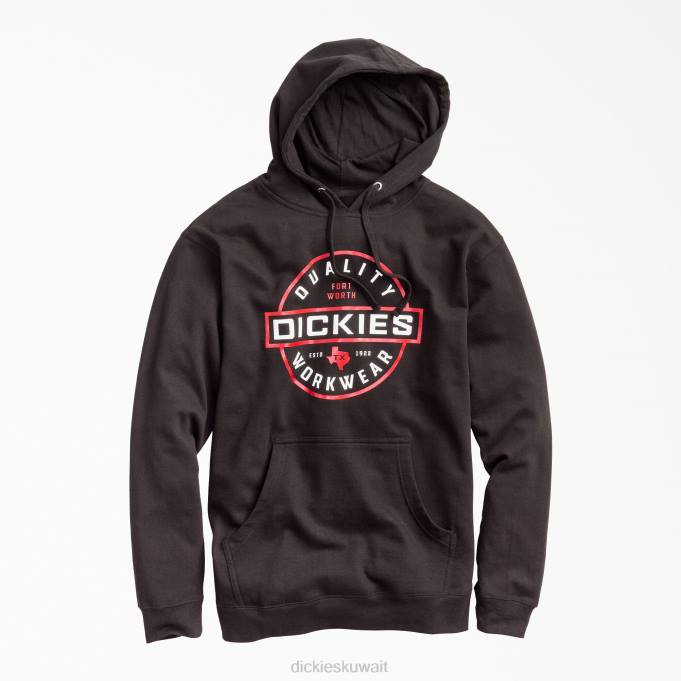 Dickies رجال جودة الصوف عمال الرسم هوديي أسود (كيلوبايت) ملابس العمل 84441143