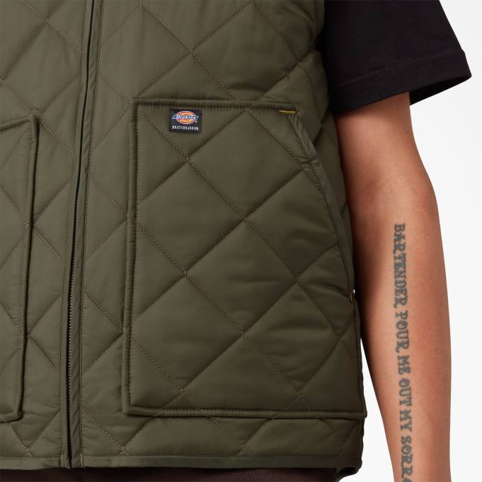 Dickies رجال سترة فنسنت ألفاريز غوبيرنادور أخضر عسكري (مل) ثياب 84441200