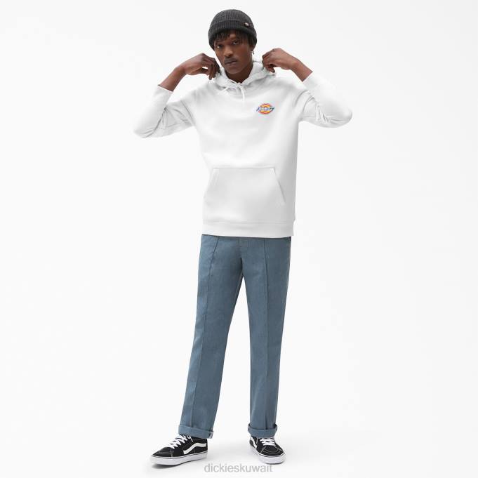 Dickies رجال هودي صوف مطرز بشعار الصدر عادي ثياب 84441212