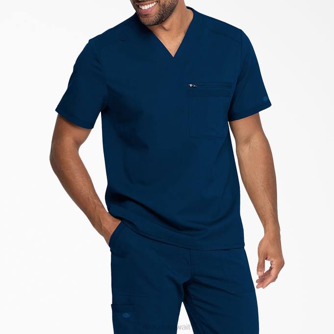 Dickies رجال أعلى التوازن الخامس الرقبة فرك الأزرق الداكن (نفي) ثياب 84441366