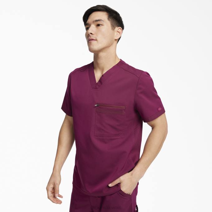 Dickies رجال أعلى التوازن الخامس الرقبة فرك نبيذ (فوز) ثياب 84441369