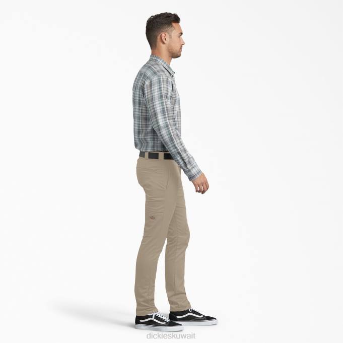Dickies رجال سروال العمل نحيل صالح رمال الصحراء (س) ملابس العمل 8444150