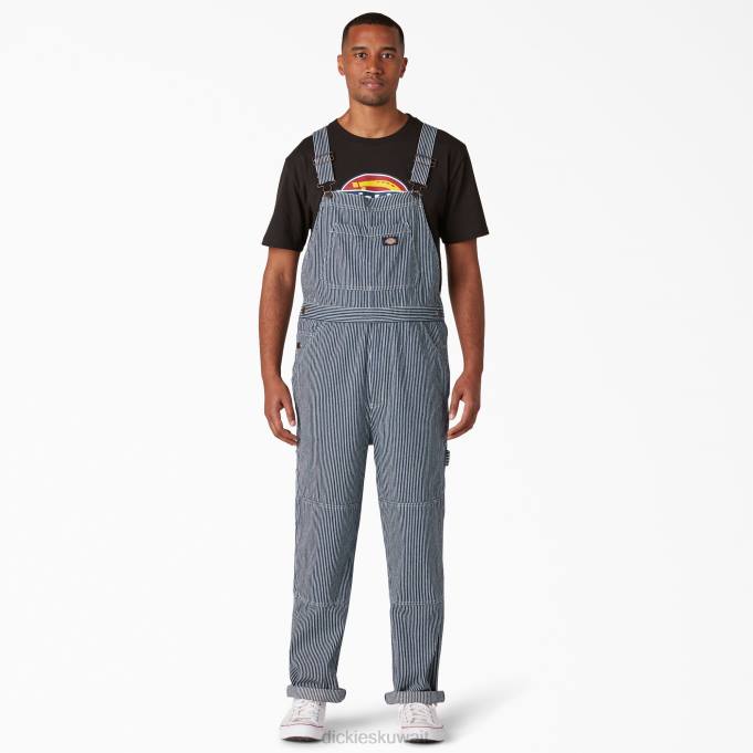 Dickies رجال شطف وزرة جوز مخطط مزدوجة الركبة مريلة عادي ثياب 84441515