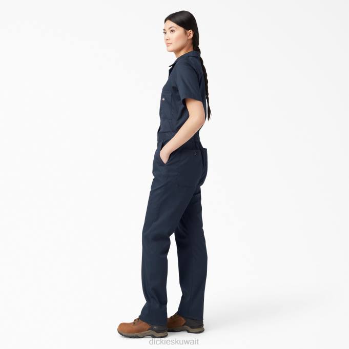 Dickies نحيف تبريد المعاطف قصيرة الأكمام البحرية الداكنة (دن) ملابس العمل 84441545