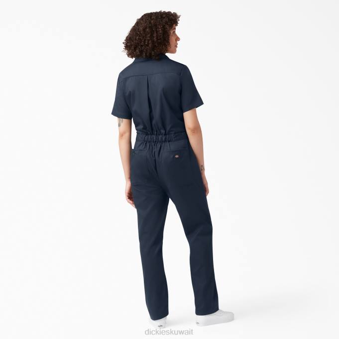 Dickies نحيف تبريد المعاطف قصيرة الأكمام البحرية الداكنة (دن) ملابس العمل 84441545