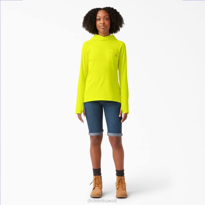 Dickies نحيف قميص الشمس أداء التبريد أصفر فاتح (جسم غامق) ثياب 84441660