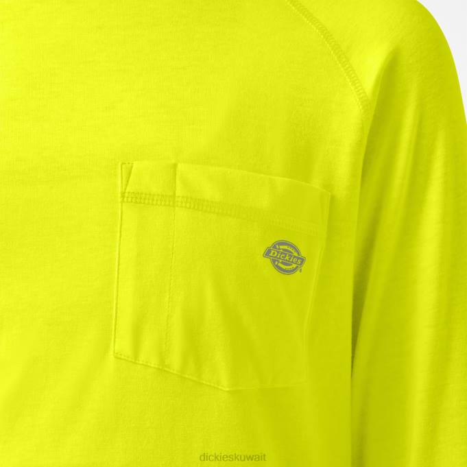 Dickies نحيف قميص الشمس أداء التبريد أصفر فاتح (جسم غامق) ثياب 84441660