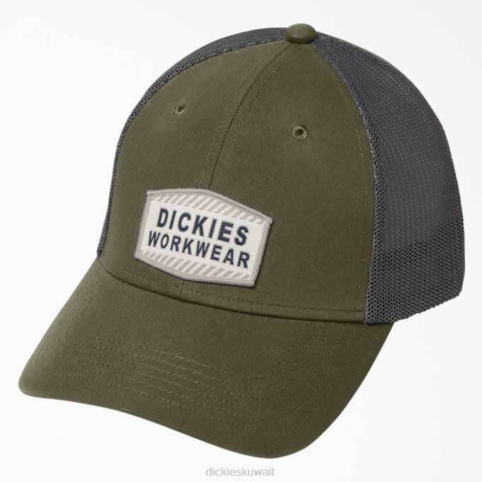 Dickies للجنسين غطاء ملابس العمل التبريد أخضر عسكري (مل) مُكَمِّلات 84441691