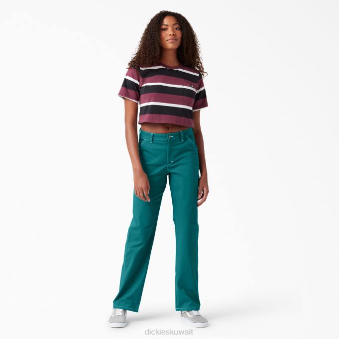 Dickies نحيف سروال نجار عالي الخصر عادي ثياب 84441721