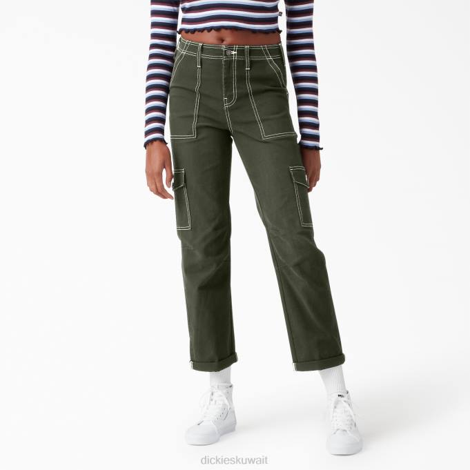 Dickies نحيف السراويل فائدة مكبل عادي ثياب 84441740