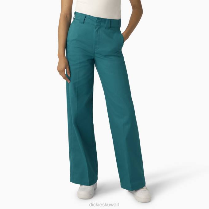 Dickies نحيف بنطلون عمل واسع الساق مغسول بالحجارة عادي ملابس العمل 84441748