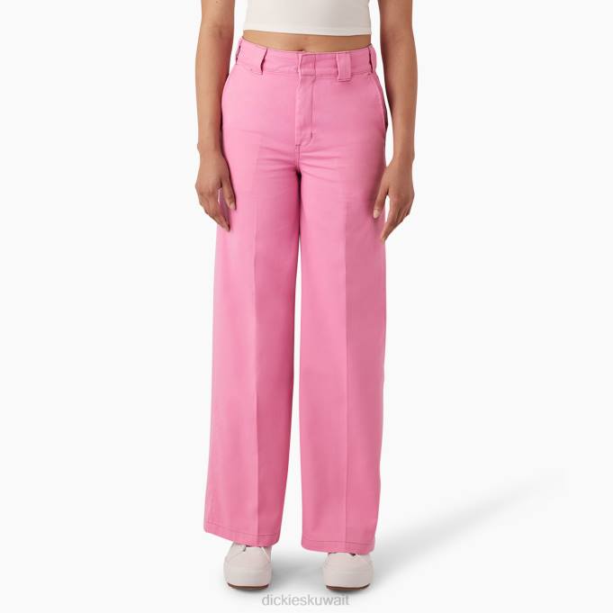 Dickies نحيف بنطلون عمل واسع الساق مغسول بالحجارة عادي ملابس العمل 84441753