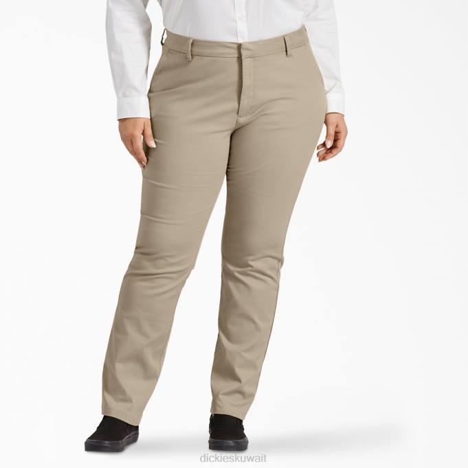 Dickies نحيف بالإضافة إلى السراويل التمهيد مثالية الشكل عادي ثياب 84441840