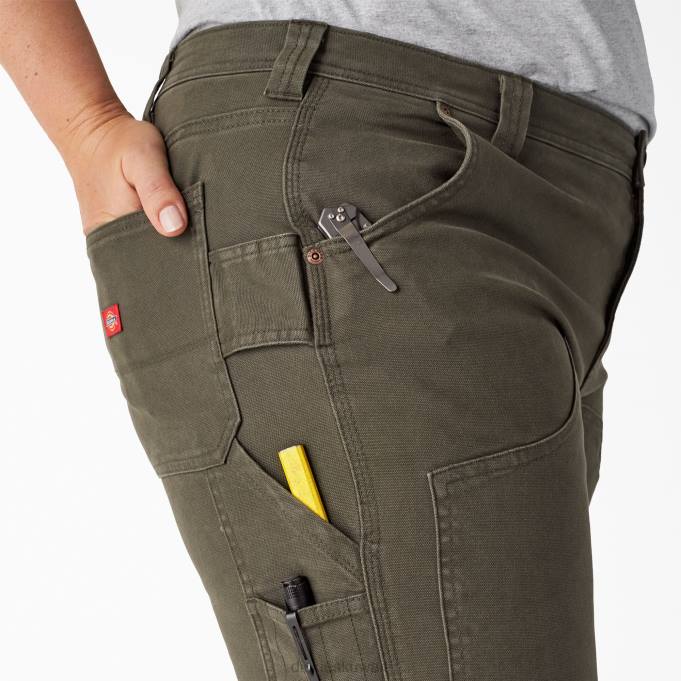 Dickies نحيف بالإضافة إلى سروال نجار بطة مزدوجة عادي ثياب 84441862