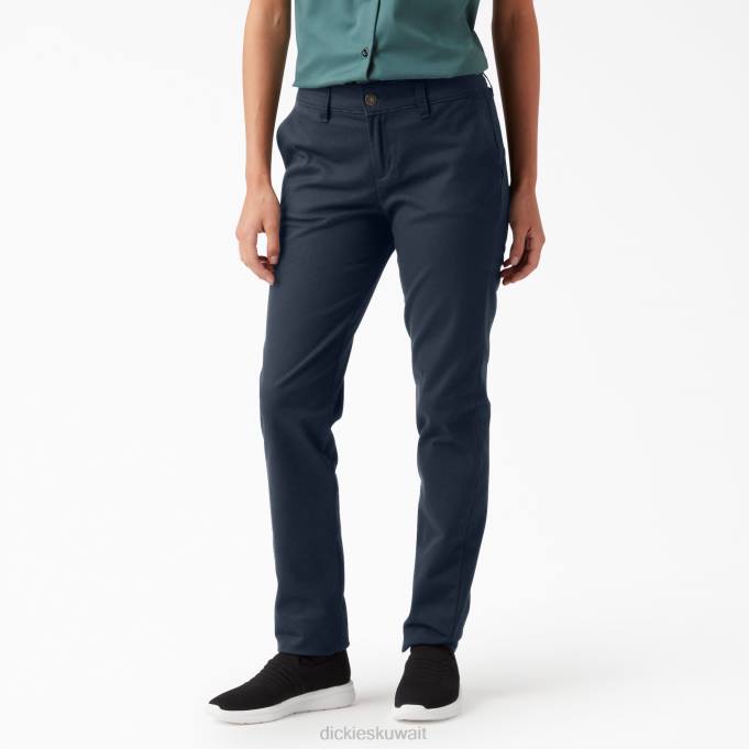 Dickies نحيف بالإضافة إلى السراويل الضيقة من نسيج قطني طويل عادي ثياب 84441903