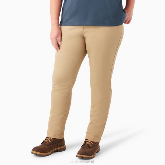 Dickies نحيف بالإضافة إلى السراويل الضيقة من نسيج قطني طويل عادي ثياب 84441904