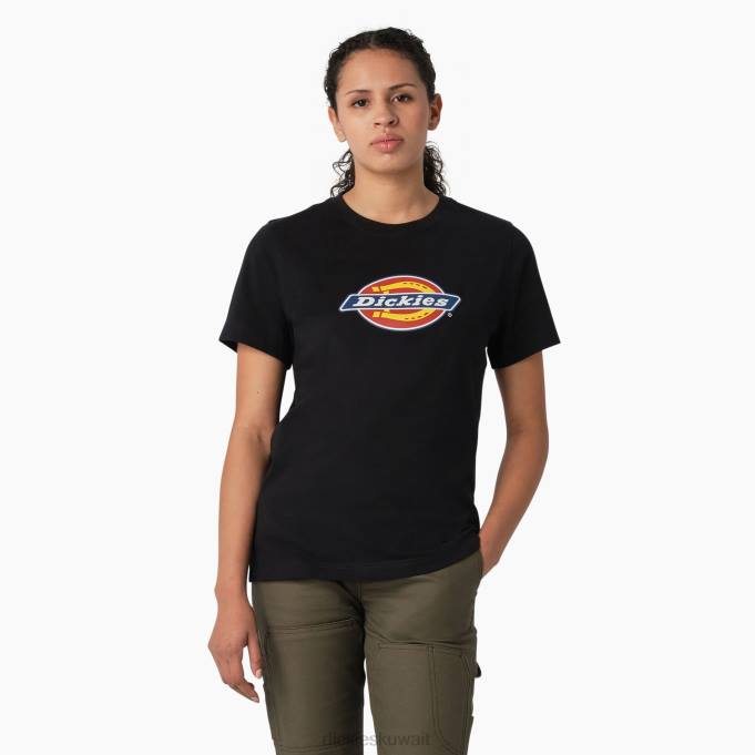 Dickies نحيف تي شيرت ثقيل الوزن بشعار الماركة أسود (كيلو بايت) ثياب 84442108