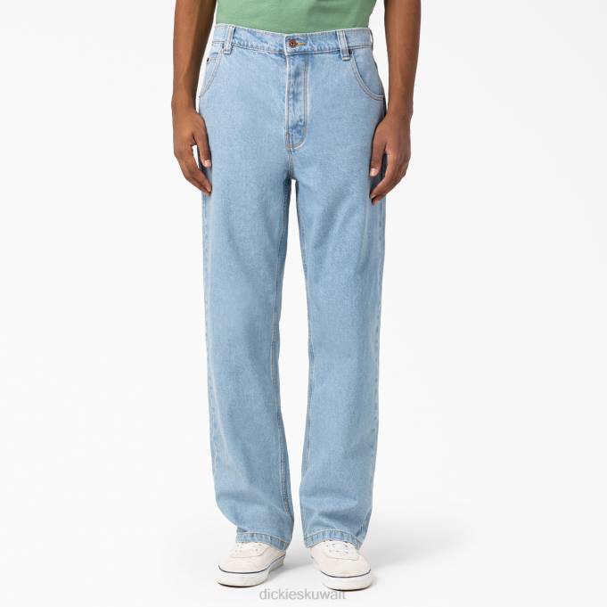 Dickies رجال بنطلون جينز تومافيل بقصة فضفاضة الدنيم الخفيف (المحدودة) ثياب 8444218