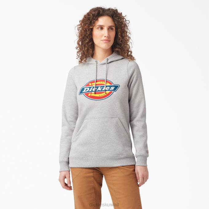 Dickies نحيف كنزة بشعار ثقيل الوزن هيذر غراي (زئبق) ثياب 84442329