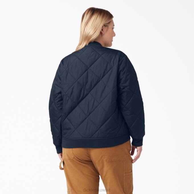 Dickies نحيف بالإضافة إلى سترة بومبر مبطن البحرية الداكنة (دن) ثياب 84442364