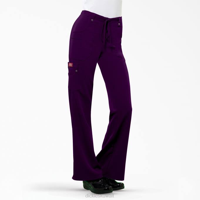 Dickies نحيف إكستريم تمتد واسعة الساق فرك السراويل البضائع الباذنجان الأرجواني (البيض) ثياب 84442428