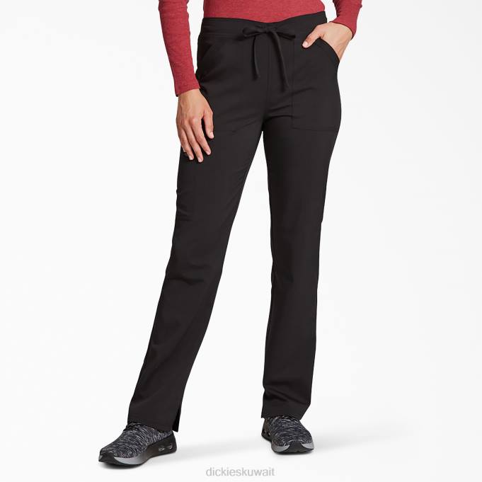 Dickies نحيف السراويل فرك التوازن مدبب الساق الرباط أسود (بلك) ثياب 84442607